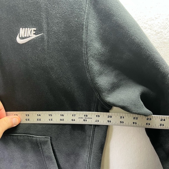 Nike Embroidered Spellout Sweatshirt Hoodie Mens S Black Fall Activewear 2403 - Picture 5 of 8